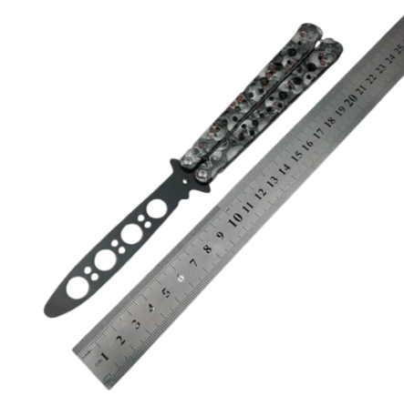 Ніж метелик Тренувальний Метал A999 Дніпро