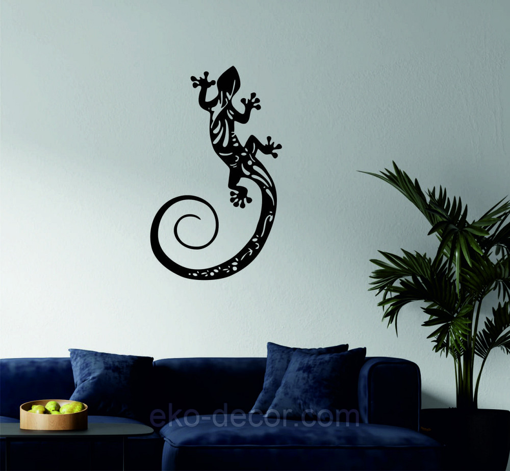 Декоративне настінне 3D Панно «Ящірка» Декор на стіну з об'ємом Київ - фото 2