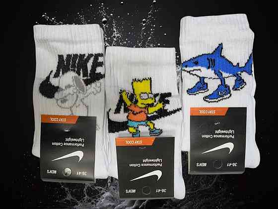 Носки подростковые качественные из хлопка 3 штуки. Цвет белый. Размер 36-41 Киев