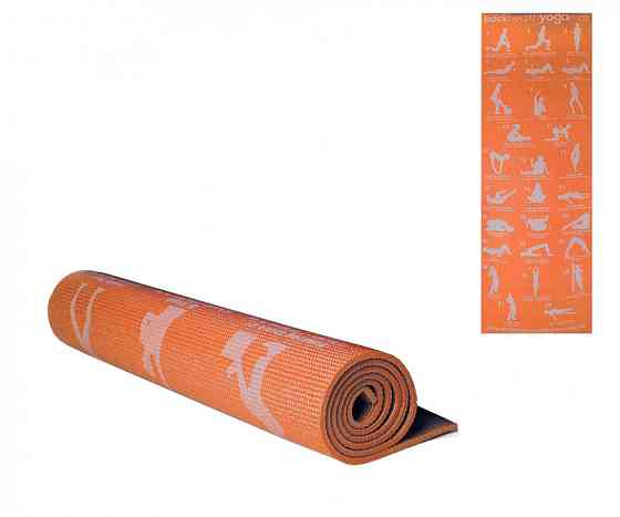 Йогамат MS1845, 173х61см Оранжевый Винница