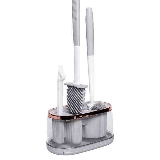 Настінний набір для туалету 3 в 1: ершики та щітка Київ