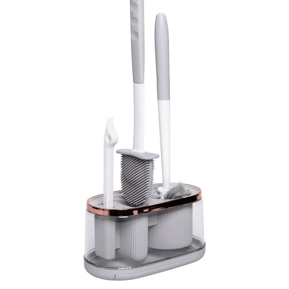 Настінний набір для туалету 3 в 1: ершики та щітка Київ - фото 2