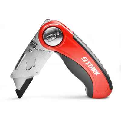 Ніж монтажний Stark складний трапецієподібний 168 мм (506111205) Вінниця