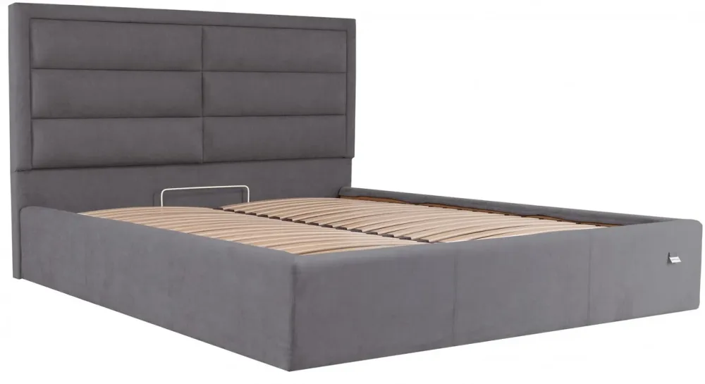 Кровать Двуспальная Orlando Standart 180 х 200 см Мисти Dark Grey Темно-серый Киев - изображение 1