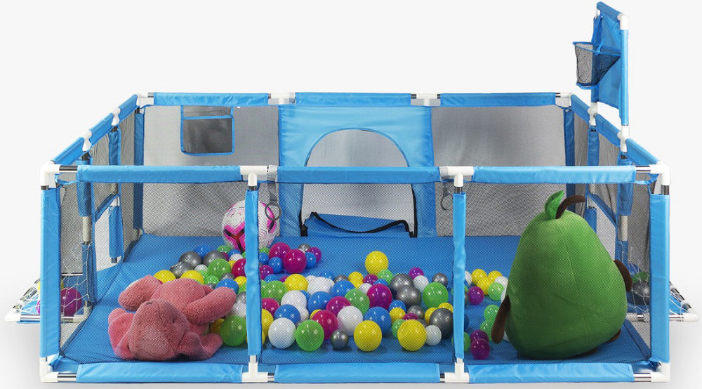 Дитячий манеж блакитний 180×120см Diego Київ - фото 2