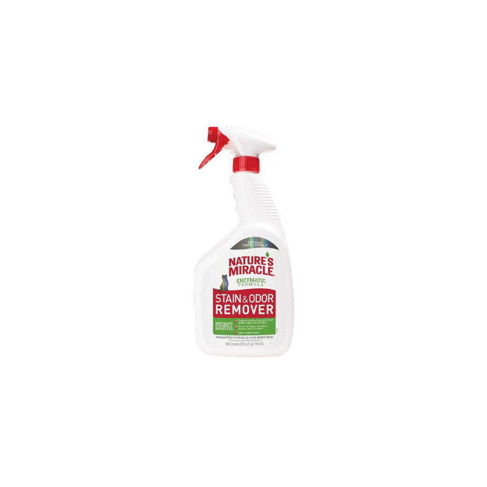 Засіб 8in1 Nature`s Miracle Cat Stain and Odor Remover Spray для усунення плям та запахів від котів 946 мл Вінниця - фото 5
