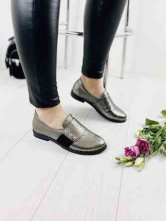 MILLI GOLD Туфлі жіночі MILLI GOLD 359-1705 срібні (весна-осінь, шкіра натуральна) (3308) Коломия