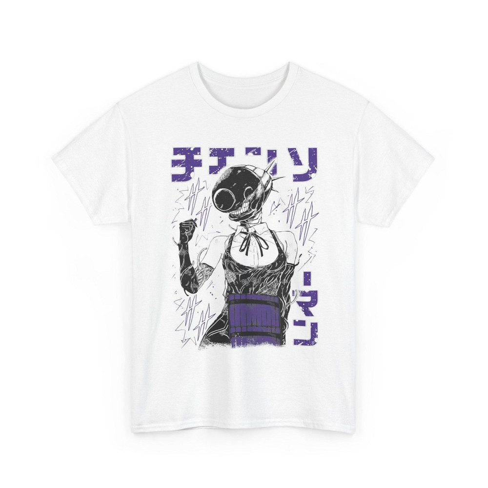 Футболка з аніме принтом Людина-бензопила оверсайз (S/M/L) Чорний AnimeJ0063 Дніпро - фото 7