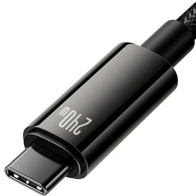 Дата кабель USB-C to USB-C 1.0m 240W Black Baseus (CAWJ040001) Вінниця - фото 10