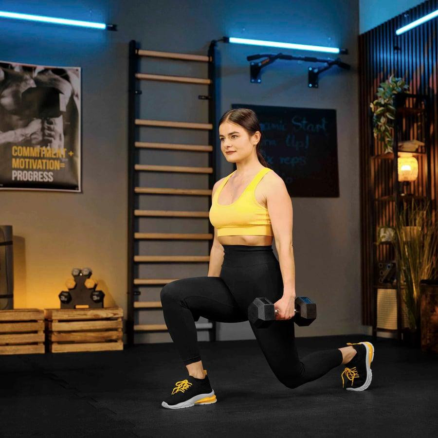 Гантеля шестигранная прорезиненная TX-175RD Trex Sport 17,5кг Киев - изображение 9