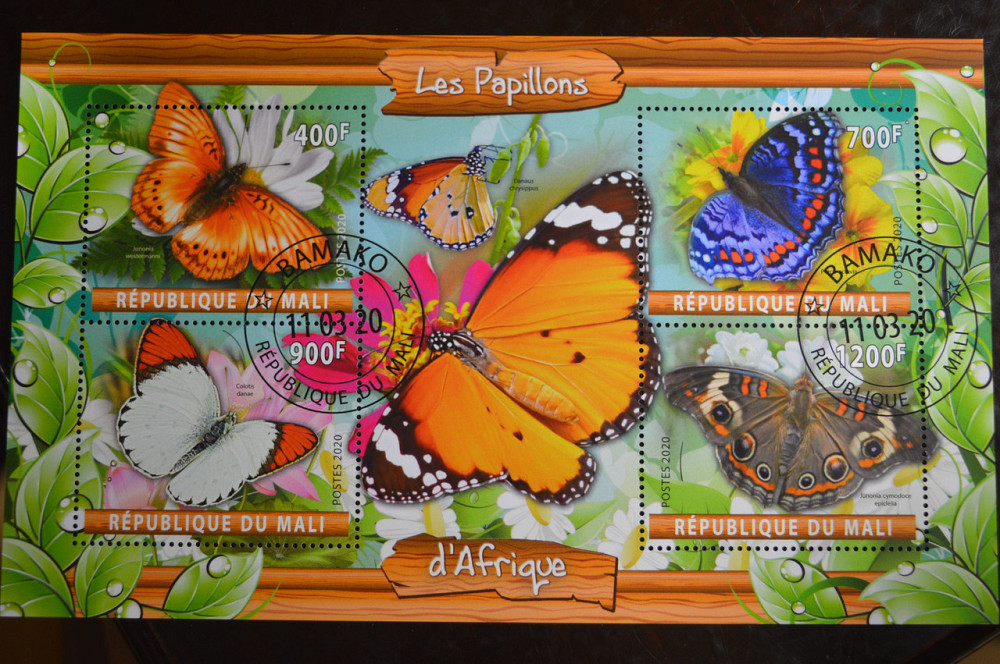 Малі. Марки. Фауна. Блок. 2019 рік (У-2) Полтава - фото 1