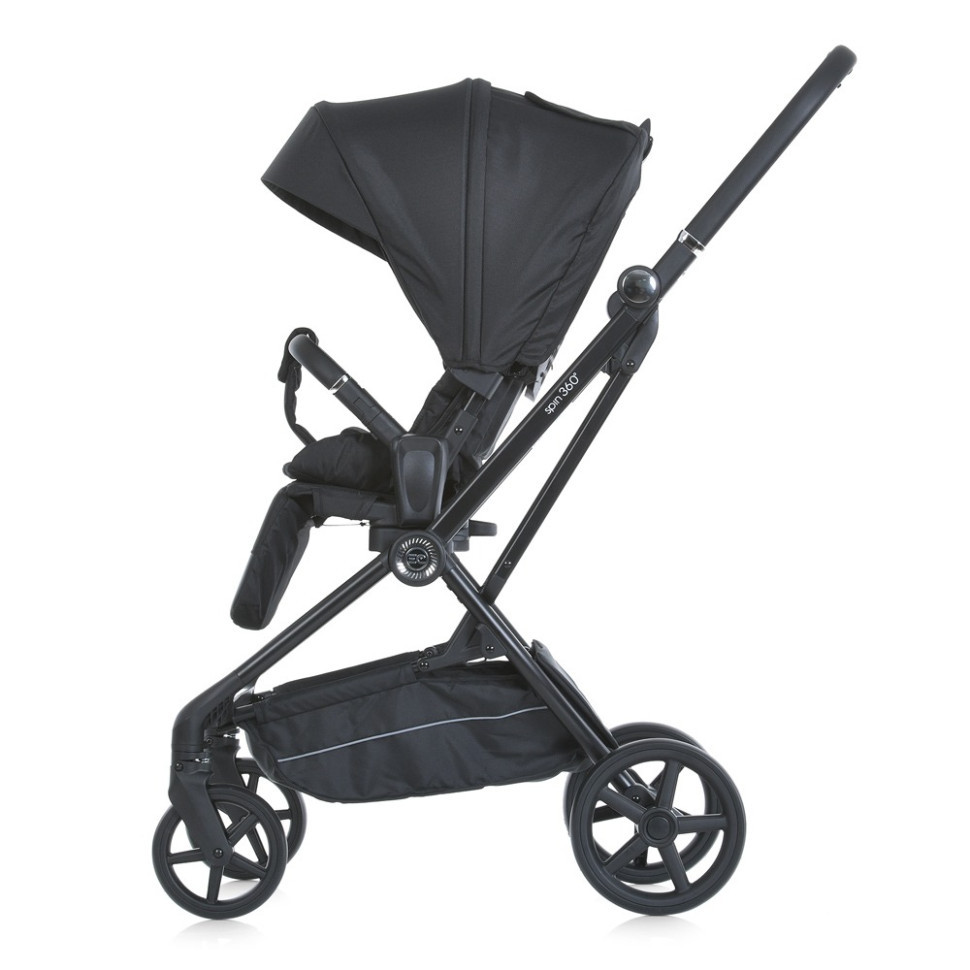 Коляска дитяча прогулянкова SPIN 360 ME 1138 Black Вінниця - фото 6