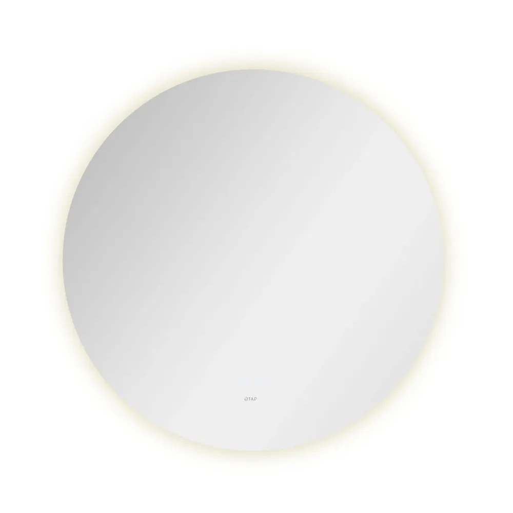 Дзеркало Qtap Taurus R600 з LED-підсвіткою Touch, з антизапотіванням, з димером, рев. темп. кольору (3000-6500 K) QT2478R607 Київ - фото 5