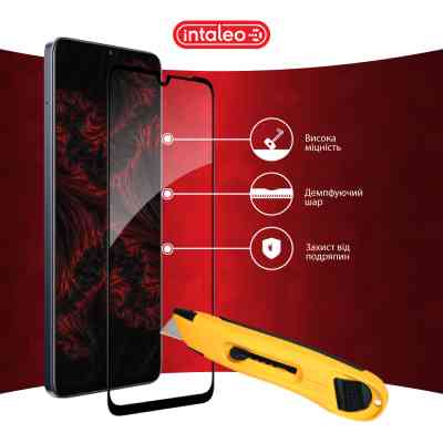 Стекло защитное Intaleo Full Glue Realme Note 60 Black (1283126608995) Винница