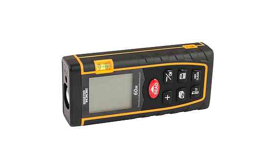 Далекомір лазерний MASTERTOOL до 60 м ±2 мм/м пам'ять 30 клас лазера I IP54 живлення АААх2 чохол 30-0960 Коломыя