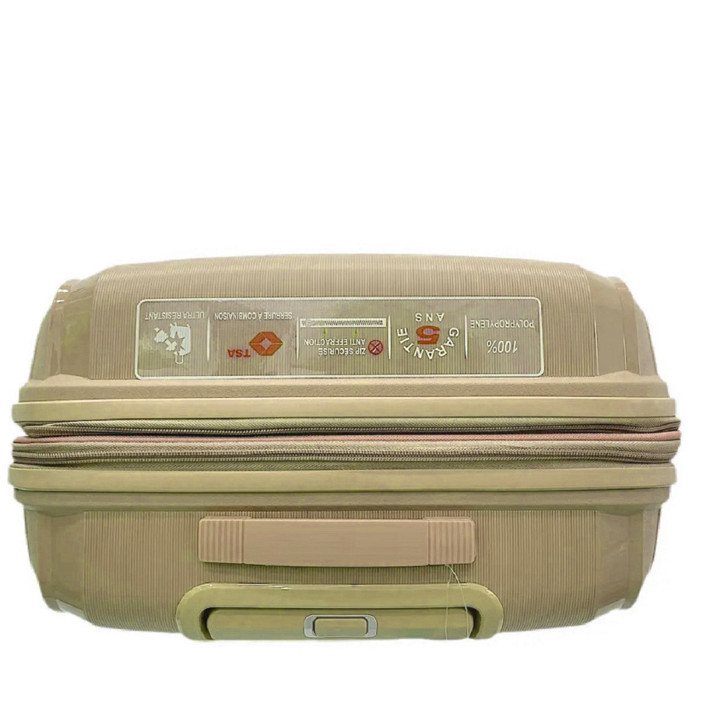 Валіза пластикова AIRTEX 245 велика 77 см  шампань Київ - фото 5