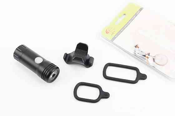 Ліхтар передній 1 діод 150 lumen алюмінієвий, Li-ion 3.7V 600mAh зарядка від USB, вологозахисний, чорний JY-7012F-C Киев