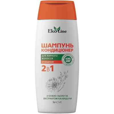 Шампунь Acme Color EkoLine 2в1 Для жирных волос 400 мл (4820000307581) Винница