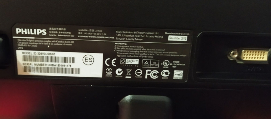 Монітор Philips 226V3L, 21.5" + Veb Camera. Київ - фото 2