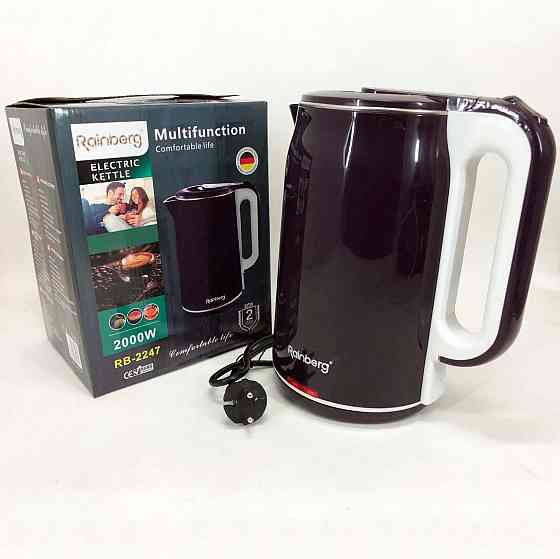 Чайник електричний Rainberg RB-2247 2000Вт 2л Purple LU-23 Івано-Франківськ
