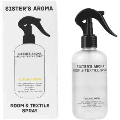 Освіжувач повітря Sister's Aroma Тосканський лимон Парфумований спрей для кімнати та текстилю 230 мл (4820227785919) Вінниця