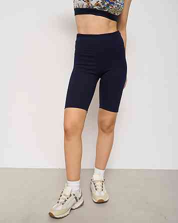 Велосипедки жіночі в рубчик Nicoletta 10075 XXL, Темно-сині Київ