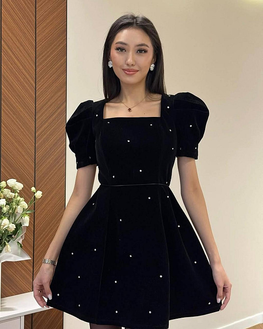 Жіноче ошатне витончене плаття з камінчиками ÷Оксамит зі стразами 46/48 Одеса - фото 4