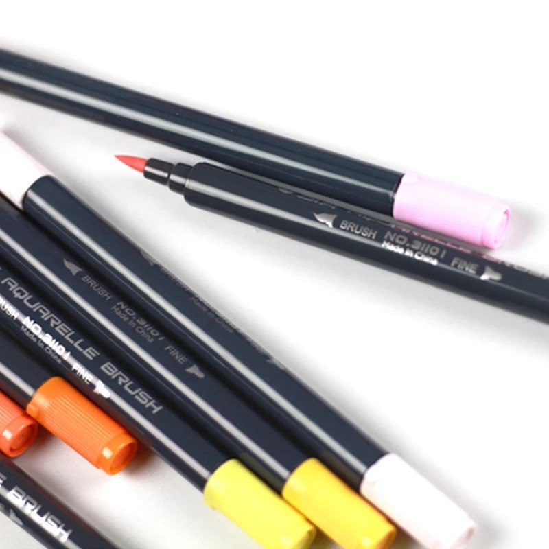 Акварельные маркеры на водной основе STA 48 цветов, Водные маркеры для рисования, аквамаркеры Каменец-Подольский - изображение 8