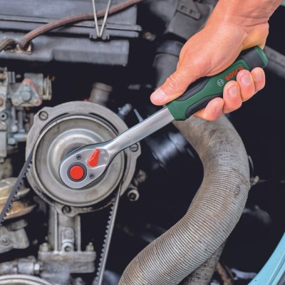 Набор инструментов Bosch торцевых 1/2", 25 шт, с трещоткой (1.600.A02.Z9F) Винница - изображение 6