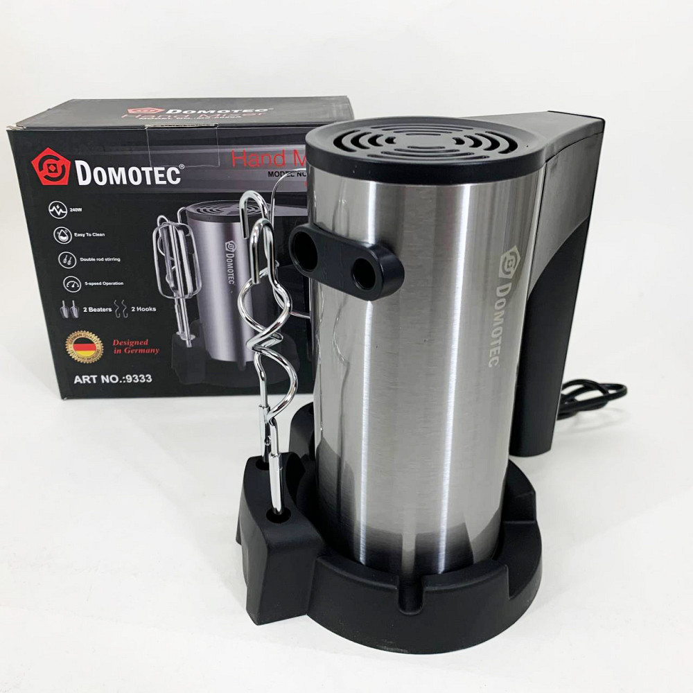 Миксер удобный ручной DOMOTEC R6629A 240Вт, Миксер для взбивания яиц и крема Простой ручной NS-37 Львов - изображение 18