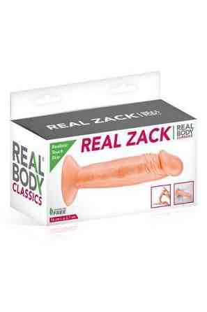 Фаллоимитатор Real Body - Real Zack Flesh, TPE, диаметр 3,7см Sex Aura Киев