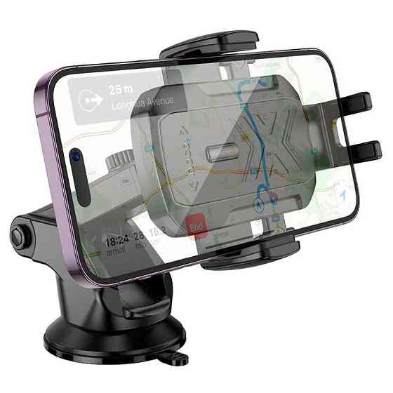 Тримач автомобільний HOCO H65, чорний Винница