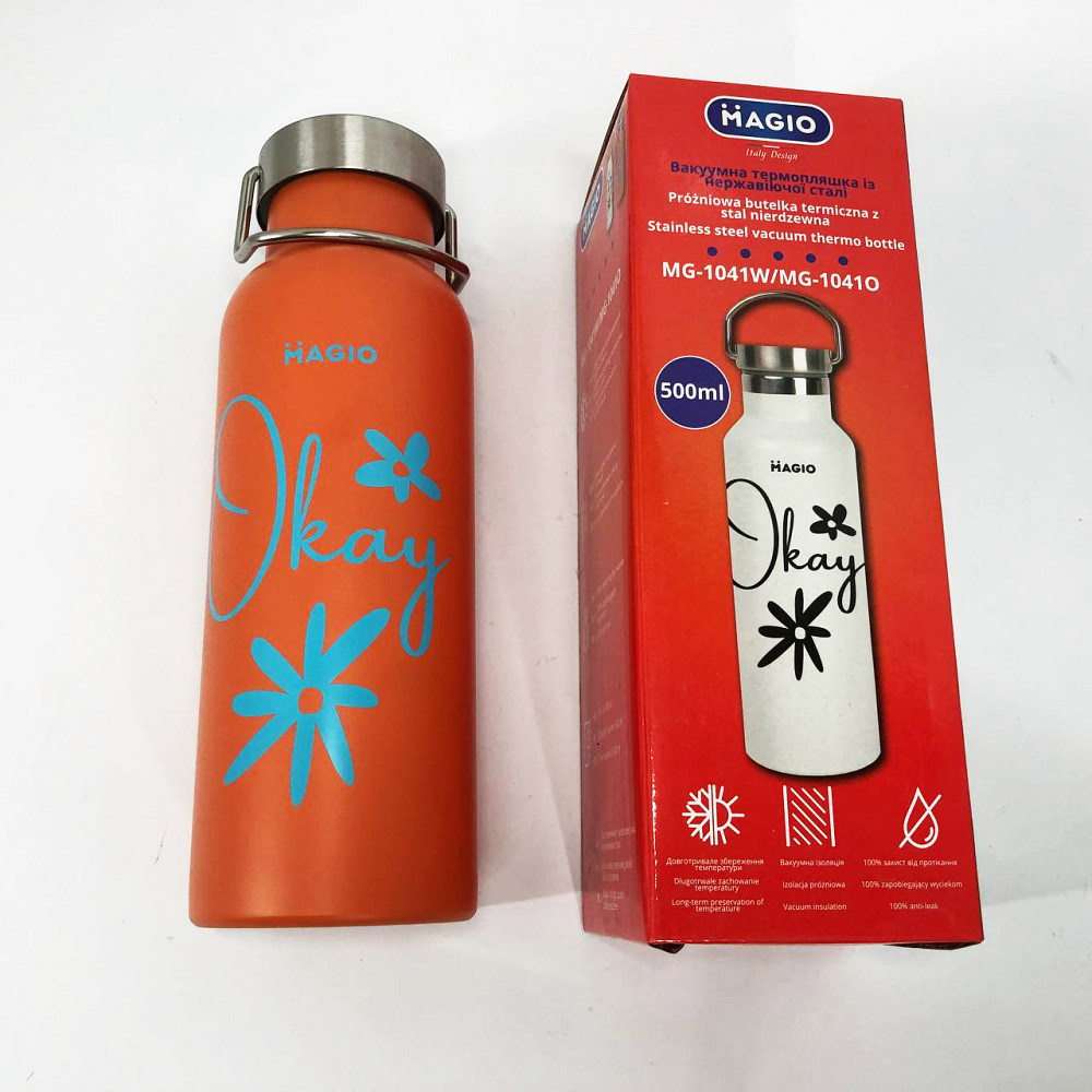 Термочашки для гарячих напоїв Magio, Термоконтейнер для напоїв, Термос у вигляді пляшки PL-36 Івано-Франківськ - фото 7