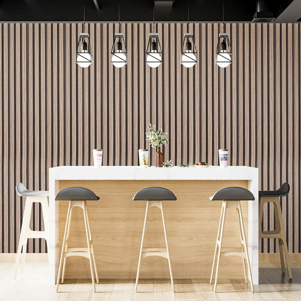 Рейка декоративная PS 2900х120х12мм Серо-коричневый SW-00001744 Днепр - изображение 7