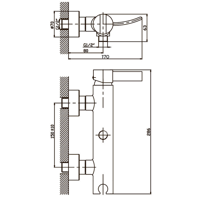 Душовий змішувач Haiba Alaska 003 HB0013 Харків - фото 2