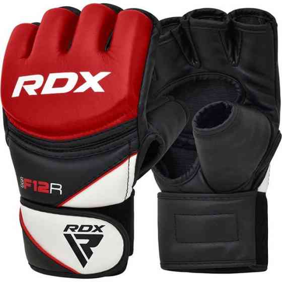 Рукавиці для ММА RDX F12 GGRF Red S (капа в комплекті) Кам'янське