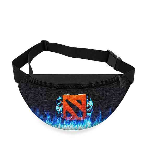 Дитяча сумка-бананка Dota 2 32х15 см на пояс або через плече (5835) Київ