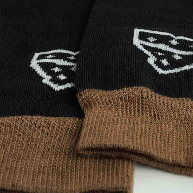 Демисезонные носки женские классические с рисунком GM Textile Высокие 36-41 Черный Сумы - изображение 2