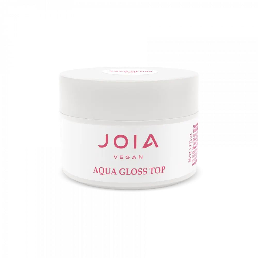Топ для гель-лаку глянцевий Aqua Gloss Top No Wipe JOIA vegan 50 мл Київ - фото 4