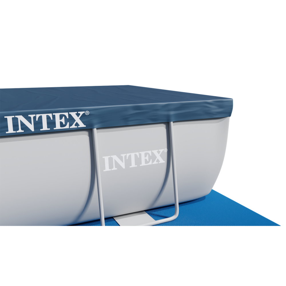 Басейн каркасний прямокутний 21в1 INTEX 26792, 488 x 244 x 107 см + машина для створення бульбашок Київ - фото 3