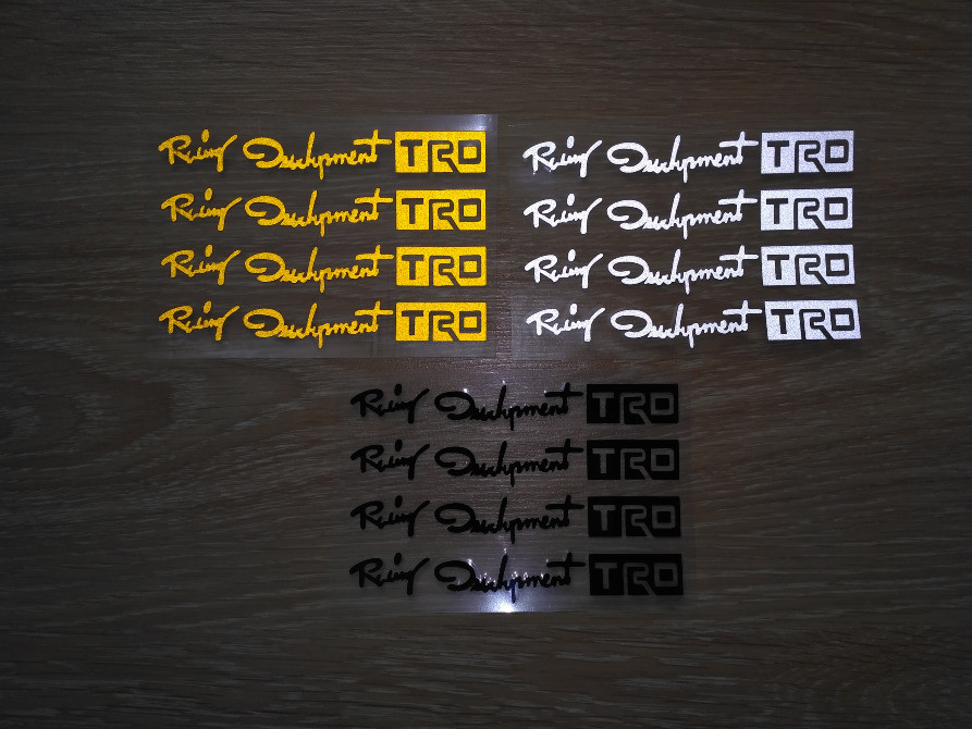 Наклейка на ручки, диски, дзеркала 13.2 см Київ - фото 2