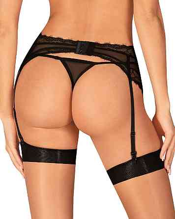 Пояс для панчіх Obsessive Medilla garter belt XL/2XL Sex Aura Київ