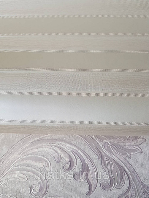 Шпалери вінілові на паперовій основі Sirpi Italian Silk 7 смуги структурні кремові сріблясті Київ - фото 2