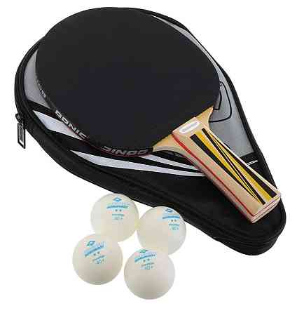 Набор для пинг-понга Donic Top Team 500 Gift set (ракетка+чехол+4мягкая) 788451 Вишнёвое