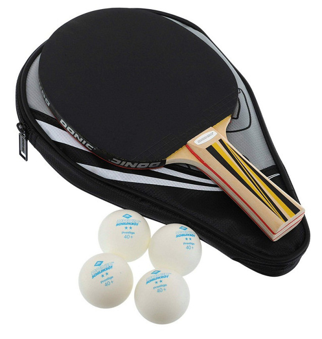 Набір для пінг-понгу Donic Top Team 500 Gift set (ракетка+чохол+4м'яча) 788451 Вишневе - фото 2