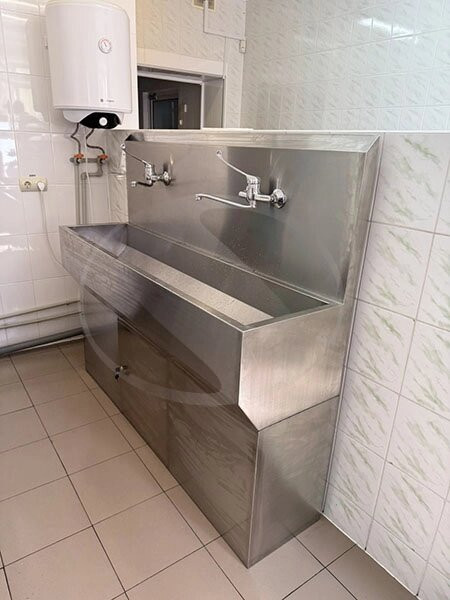 Умивальник ліктьовий на дві секції з тумбою Київ - фото 3