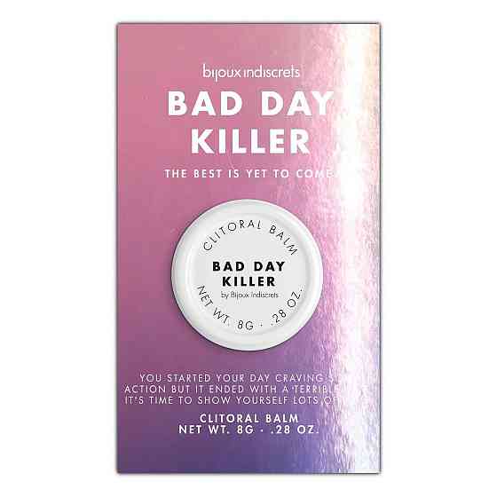 Бальзам для клитора Bijoux Indiscrets Bad Day Killer (Наслаждайся каждым днем), разогревающий Sex Aura Киев