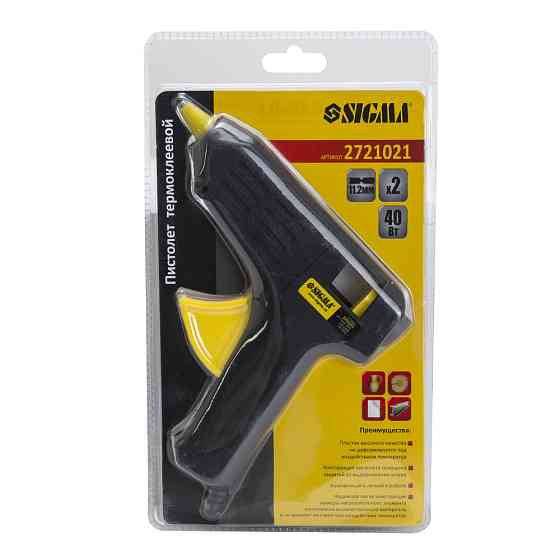 Sigma Пистолет термоклеевой Ø11.2мм 40(150)Вт SIGMA (2721021) Коломия