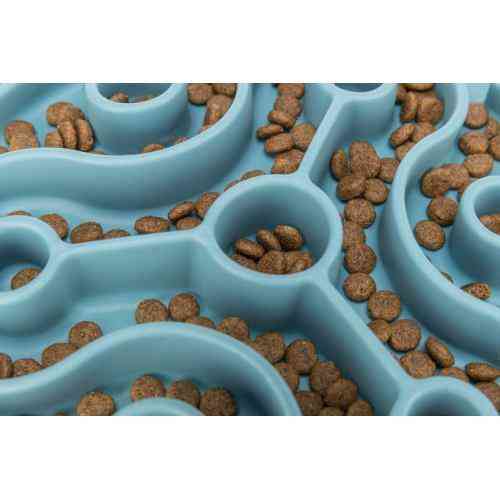 Коврик Trixie Медленное кормление для собак, термопластиная резина, d-28 см (голубой) Винница