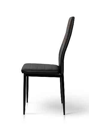 Стілець Ріо, чорний/ шкірзам чорний Київ